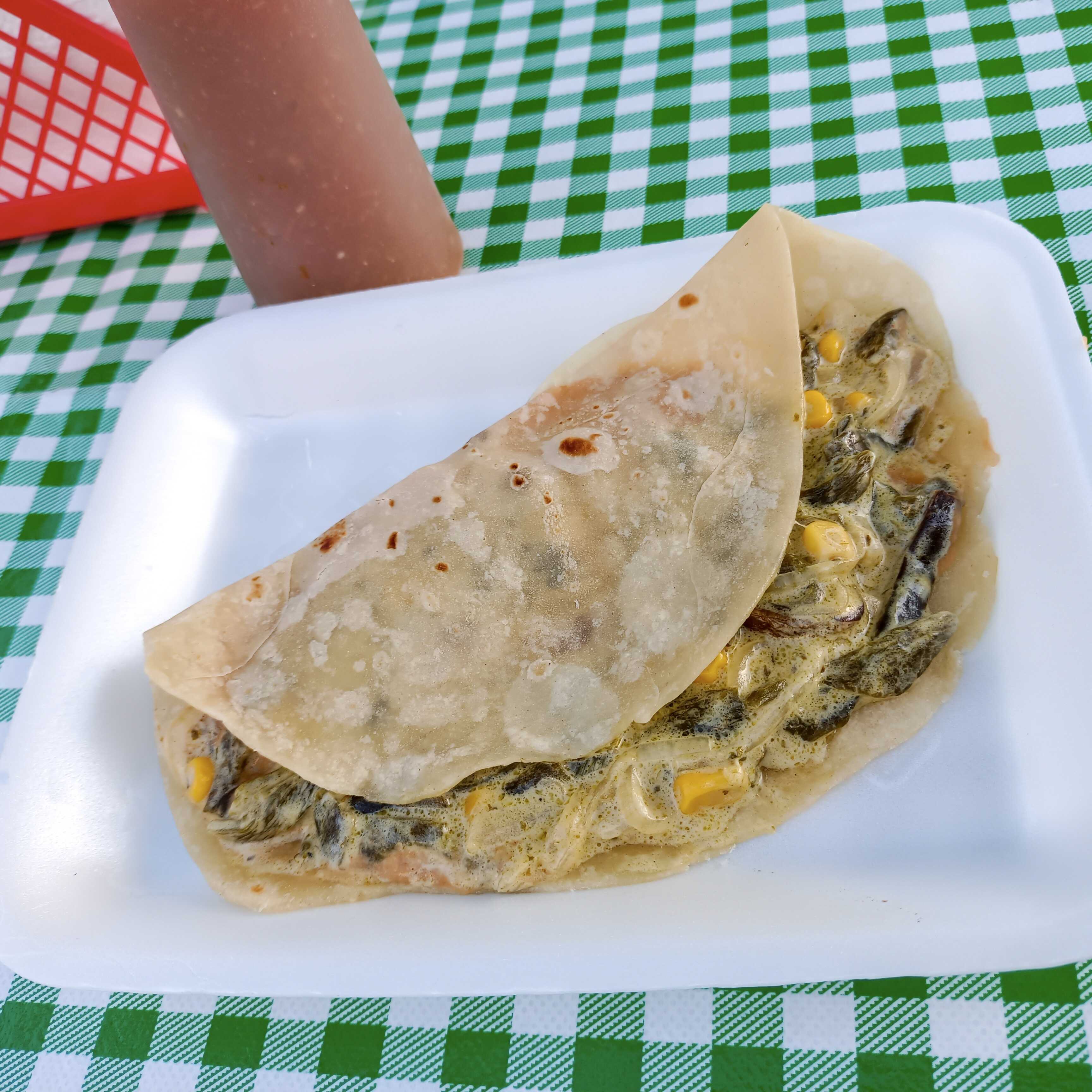 Rajas en Crema
