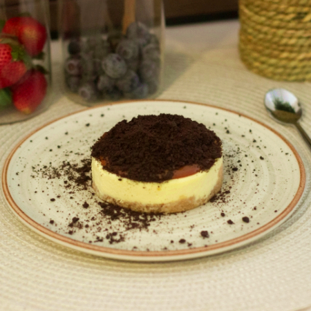 Cheesecake Arequipe y Galleta Oreo