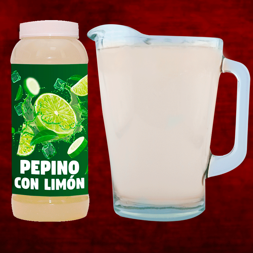 Agua de Pepino con Limón 1 L