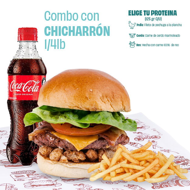 Combo con Chicharrón