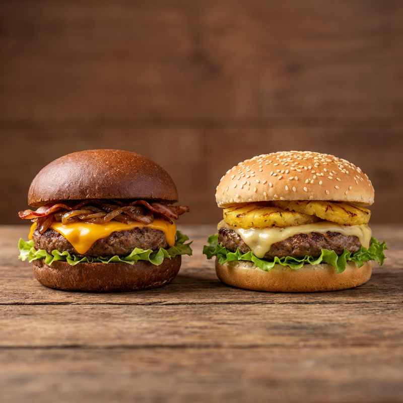 Nosso combo com dois smash burguer com Pão gergelim e queijo cheddar outro australiano com queijo cheddar ambos com alface americano , com molho especial da casa e entrega gratis