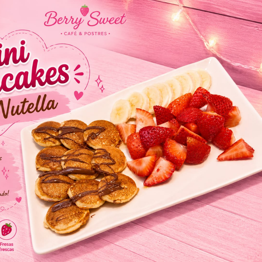 Mini Pancakes de NUTELLA