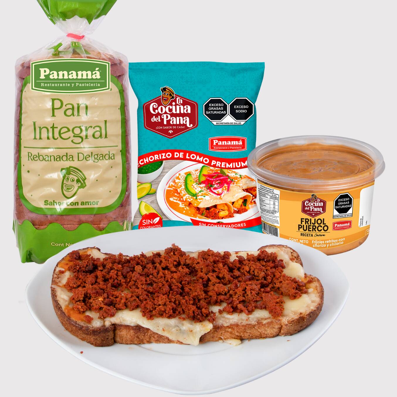 Combo Mollete (10 Personas)
