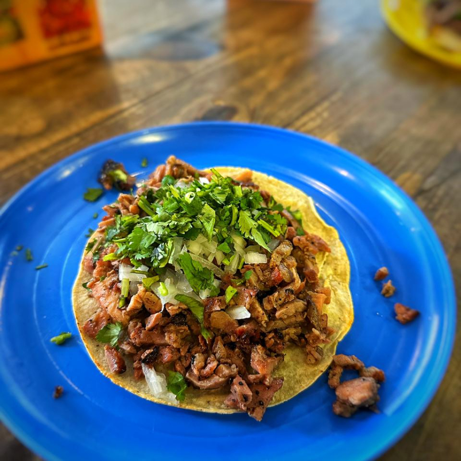 Taco Arrachera Maíz