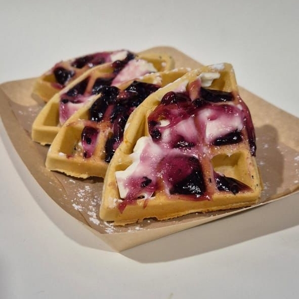 Crepa o Waffle de Zarza con Queso