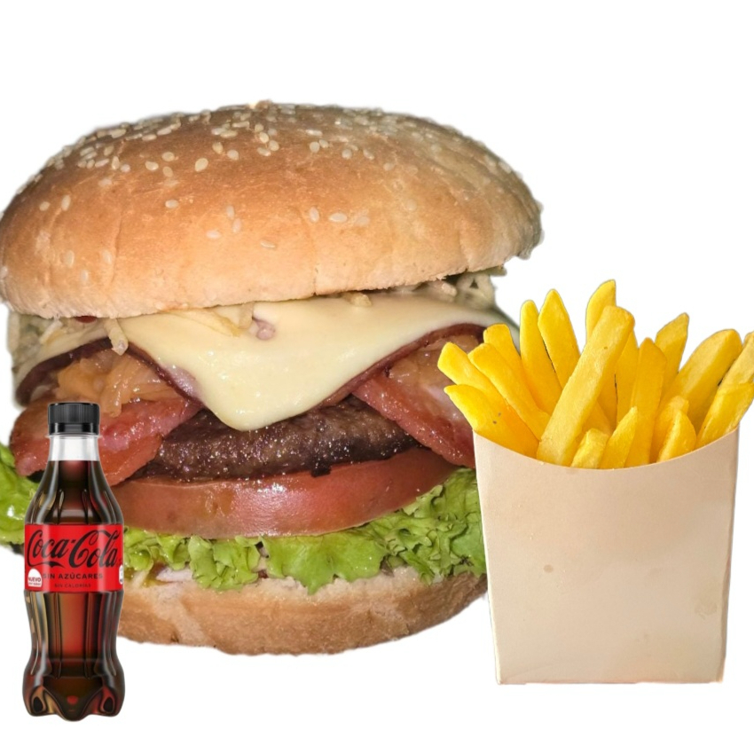 Combo Hamburguesa Especial + Papas + Bebida