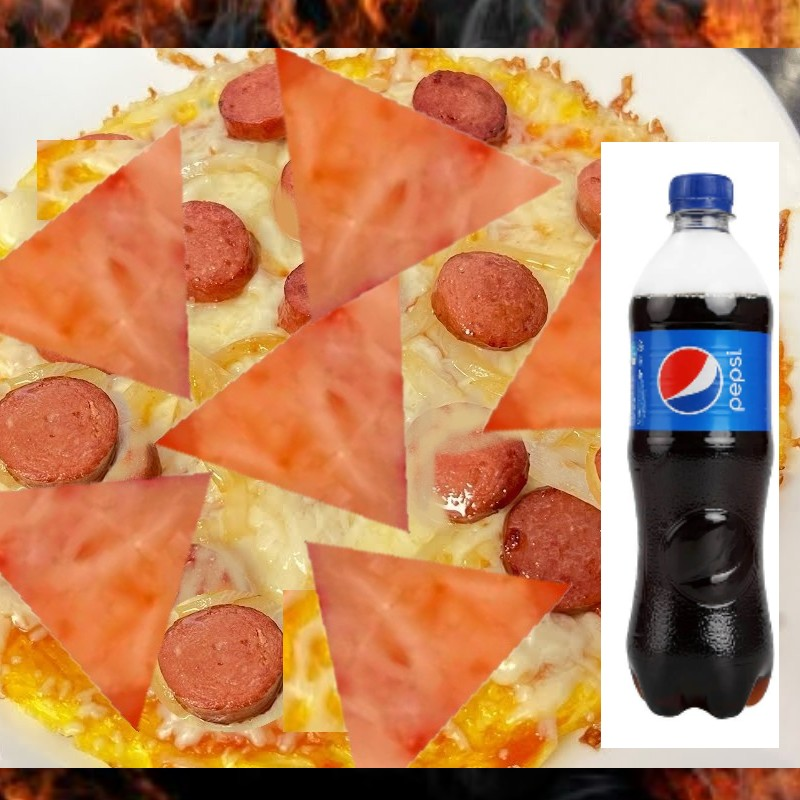 PIZZA ESPAÑOLA PERSONAL Y REFRESCO