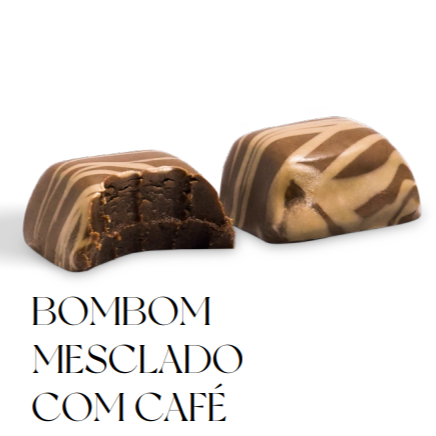 Bombom mesclado com café 13g