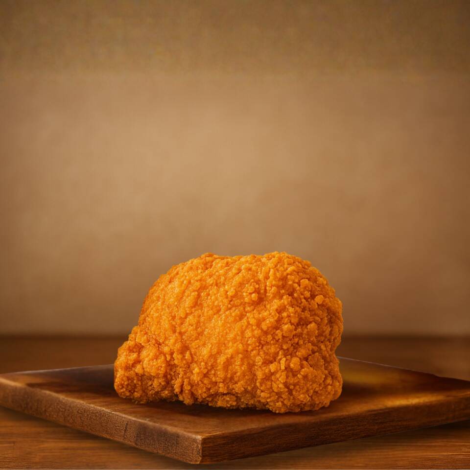 Pieza de Pollo Frita Cuarto