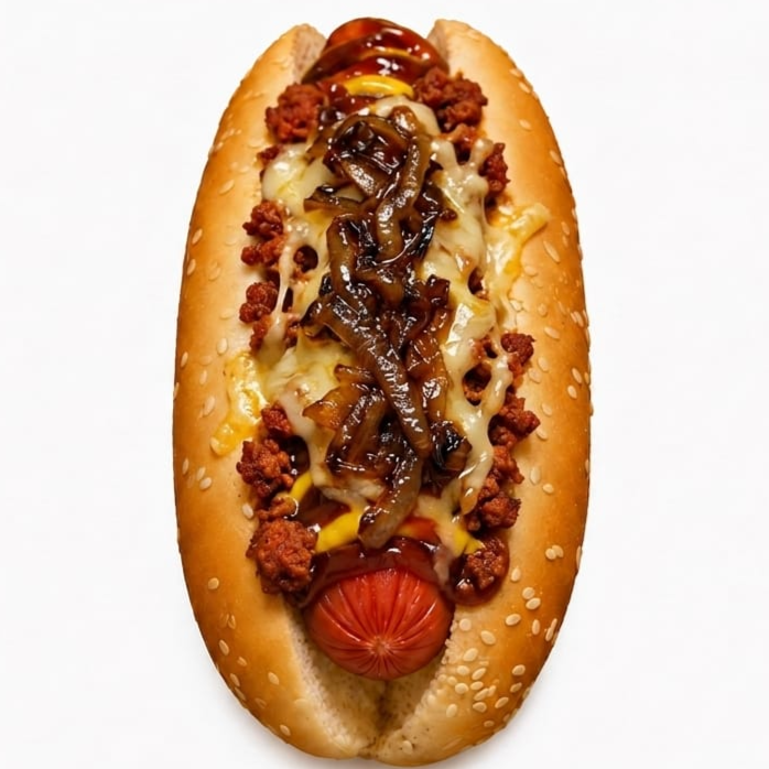 Hotdog Chori Queso