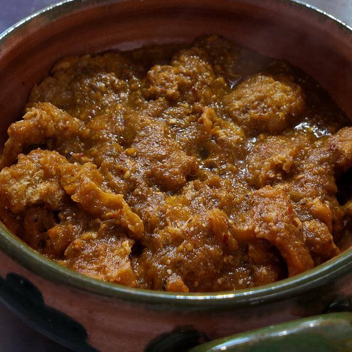 Taco de Salsa de Chicharrón