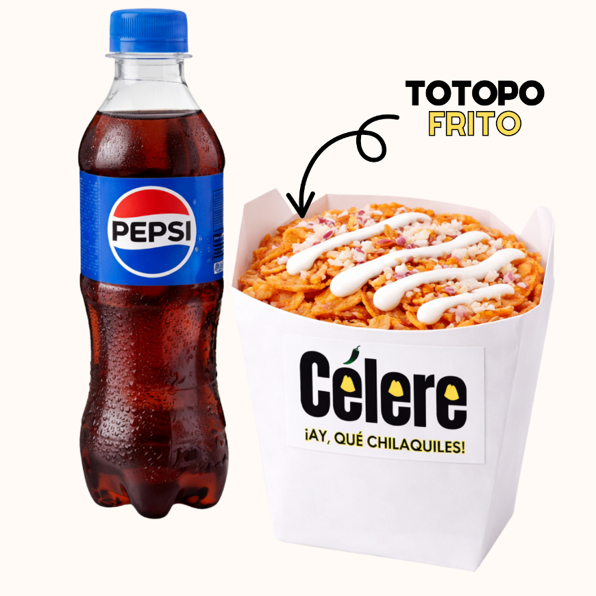 Combo Chilaquiles Clásicos Tamaño Antojo y Bebida