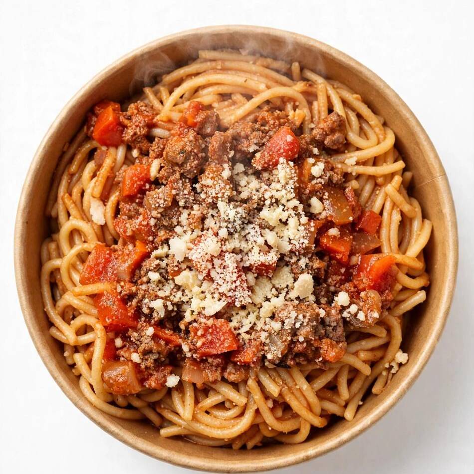 Spaguetti a la Boloñesa
