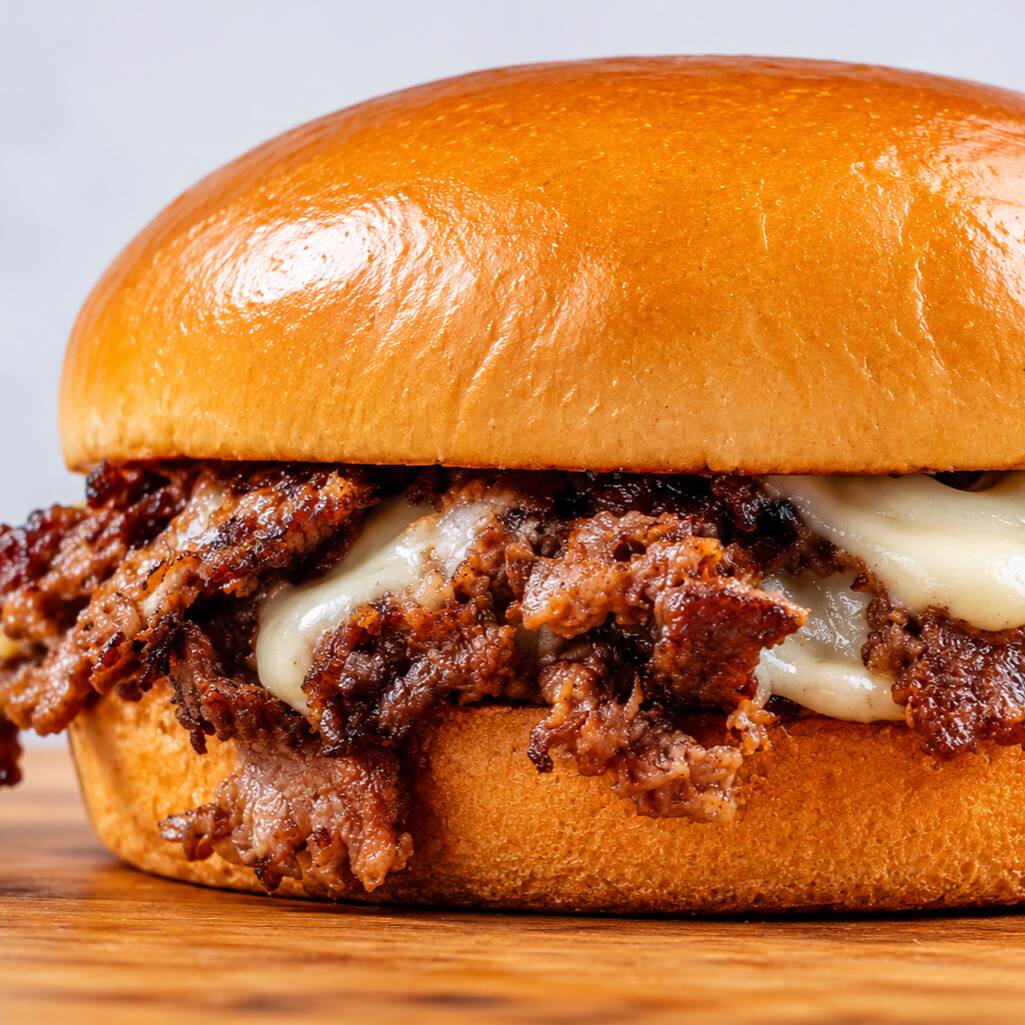 2 burgers smash com 50gr cada, Queijo Cheddar, maionese da casa, pão de smash.