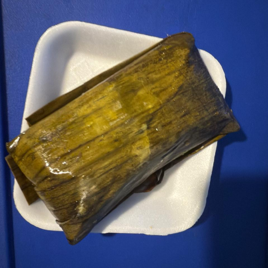 Tamales de Chicharron de cachete, en salsa verde