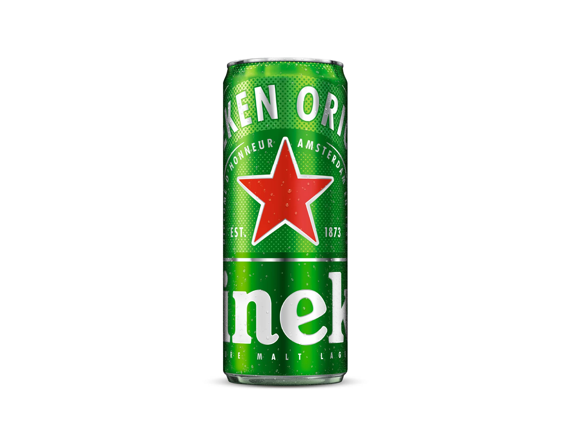 Cerveza heineken en lata