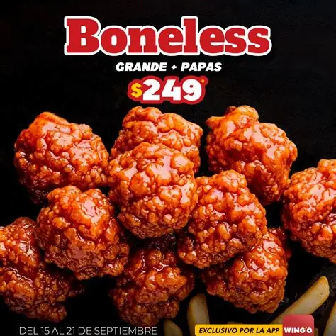 400g boneles hot bbq