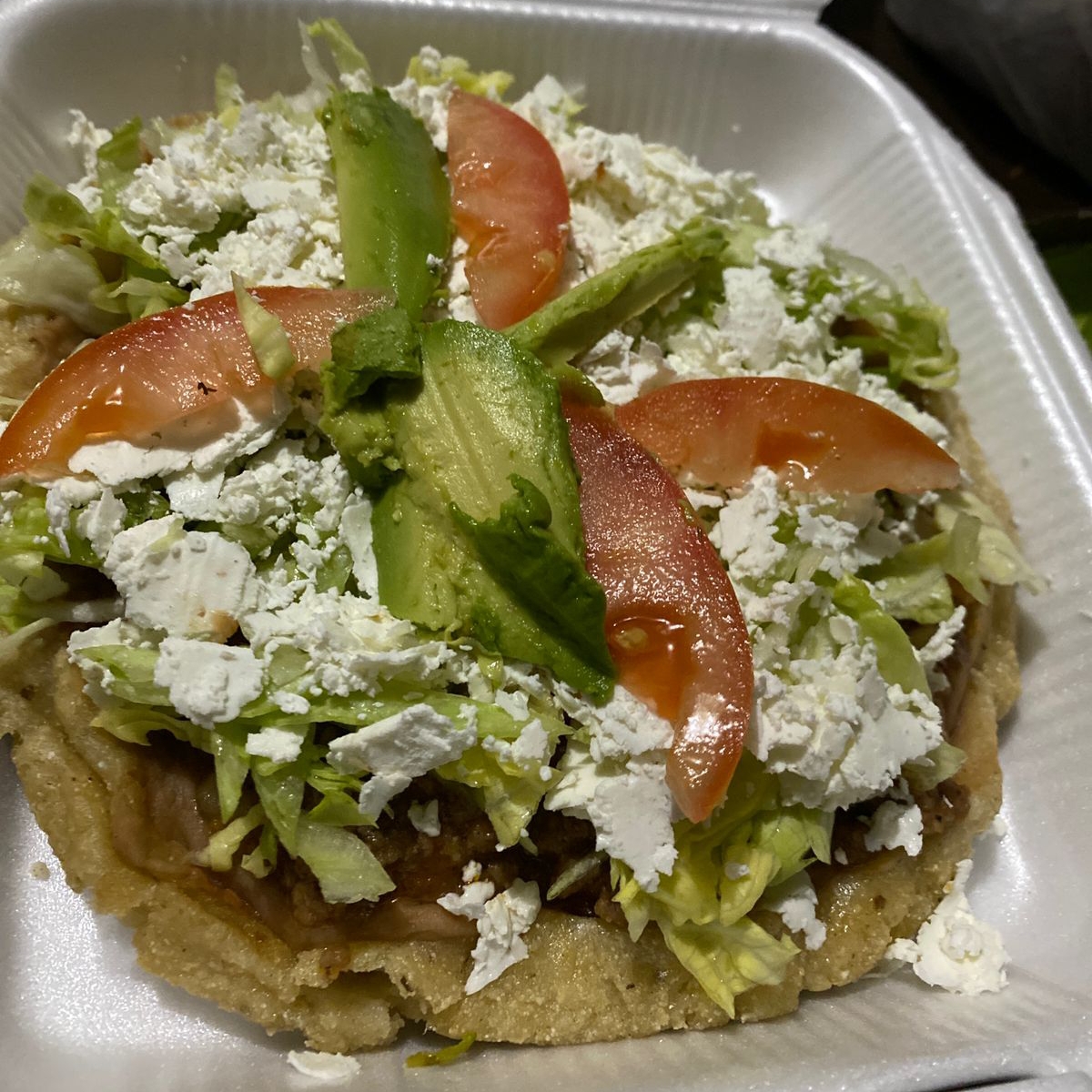 MIGADA GRANDE CON BISTEC RANCHERO