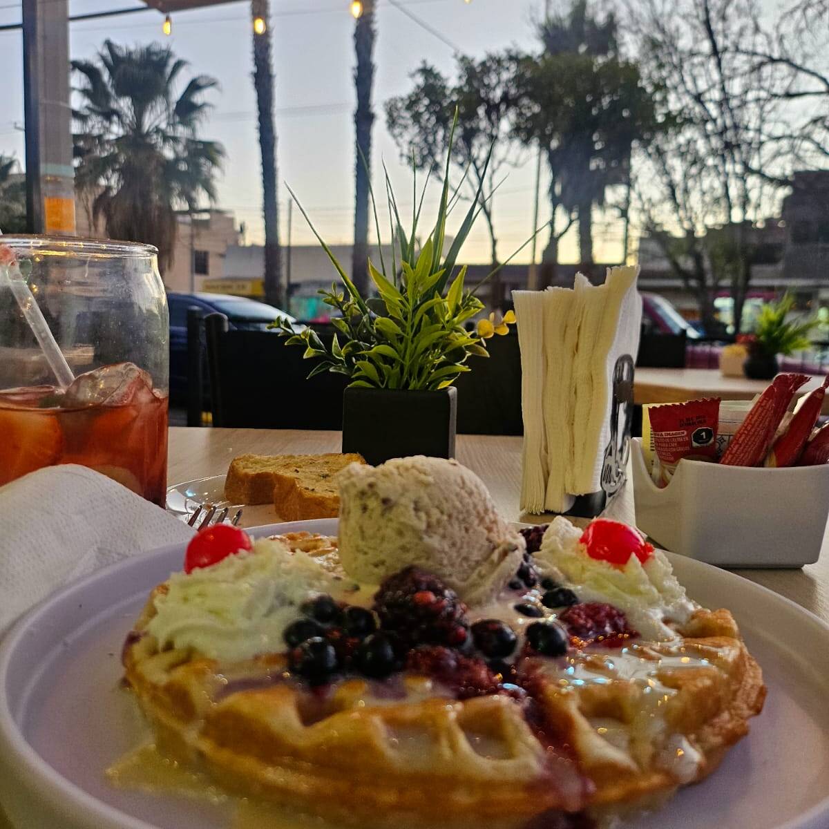 Waffle Gourmet frutos rojos