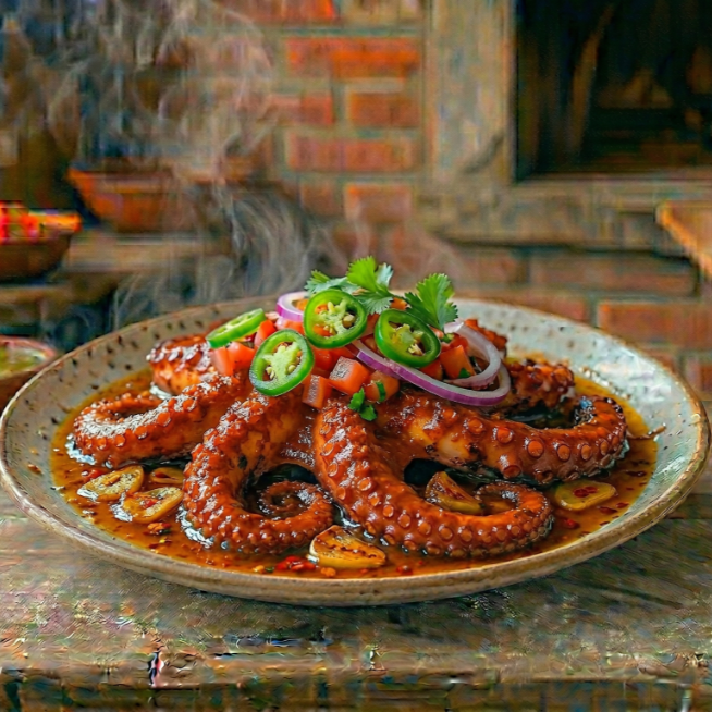 Pulpo a la Diabla