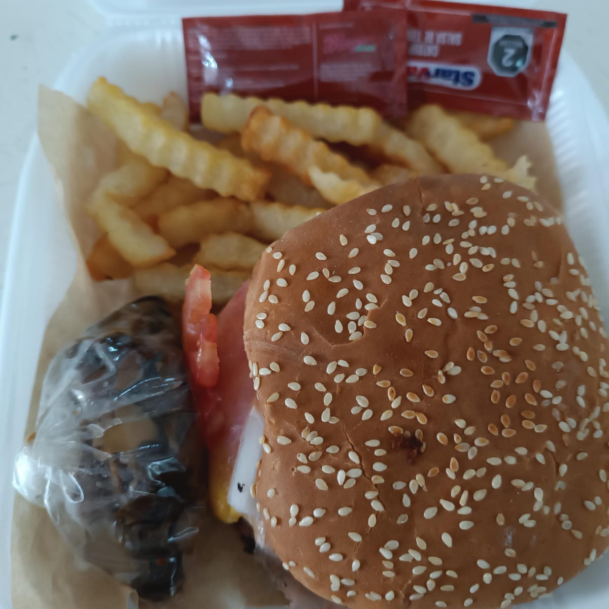 Hamburguesa con Champiñones