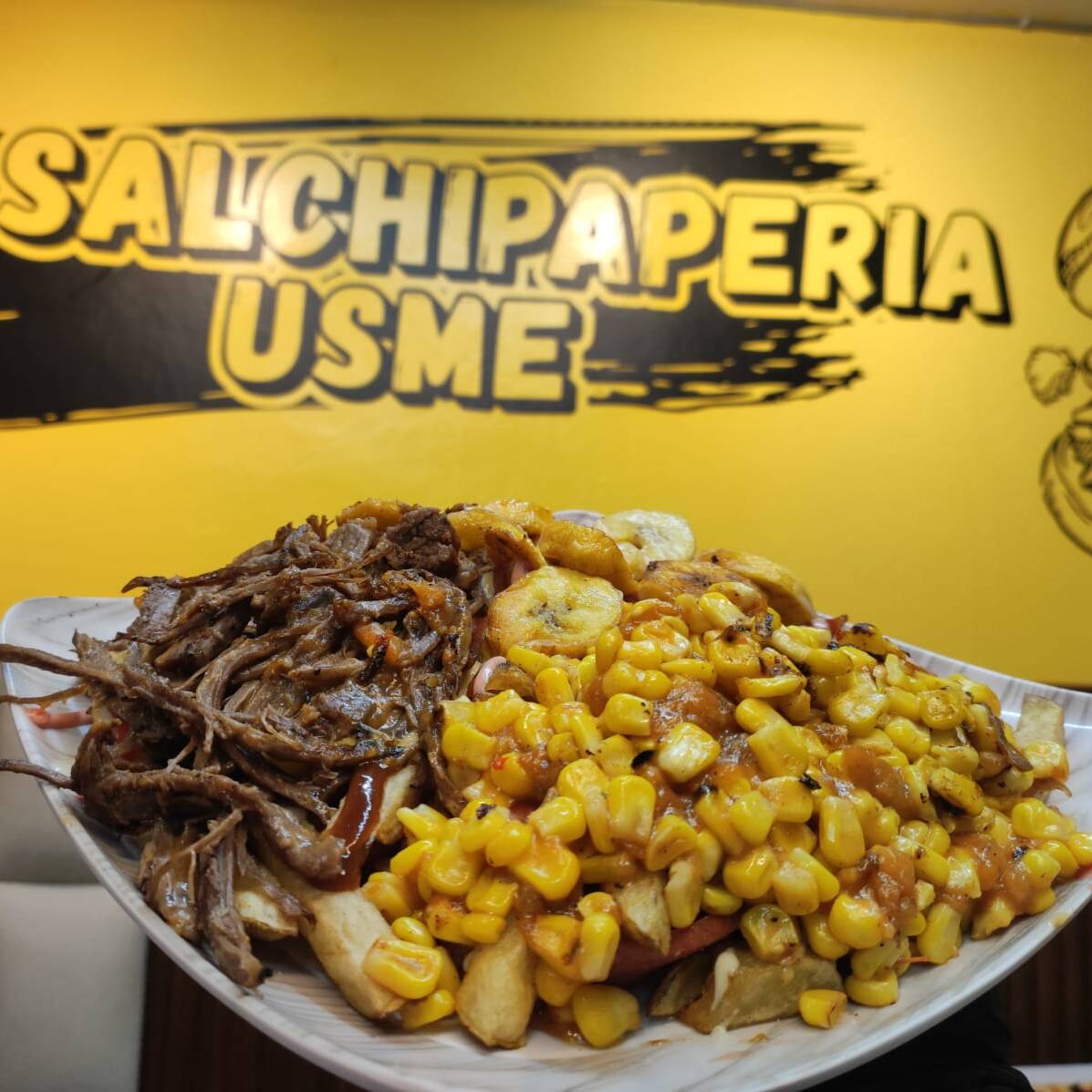 Salchipapa Marichuela