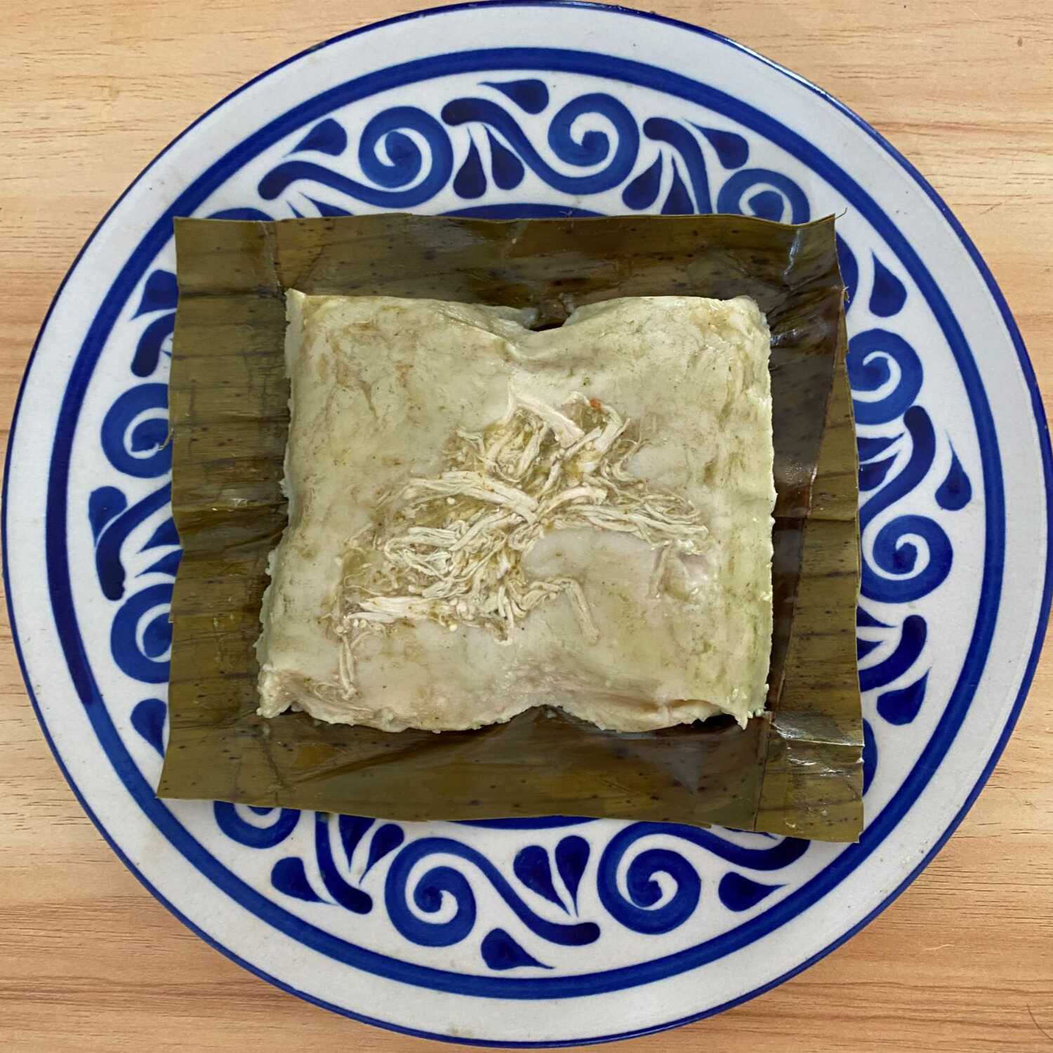 Tamal de Masa Colada en Salsa Verde (Oaxaqueño)