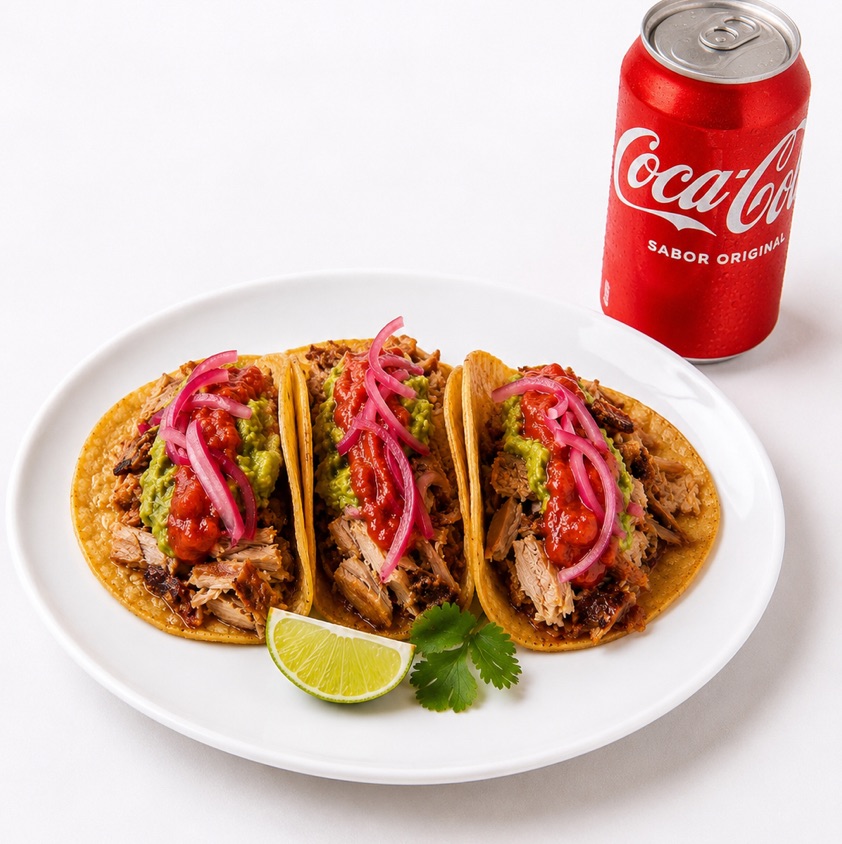 Combo 3 Tacos + Bebida