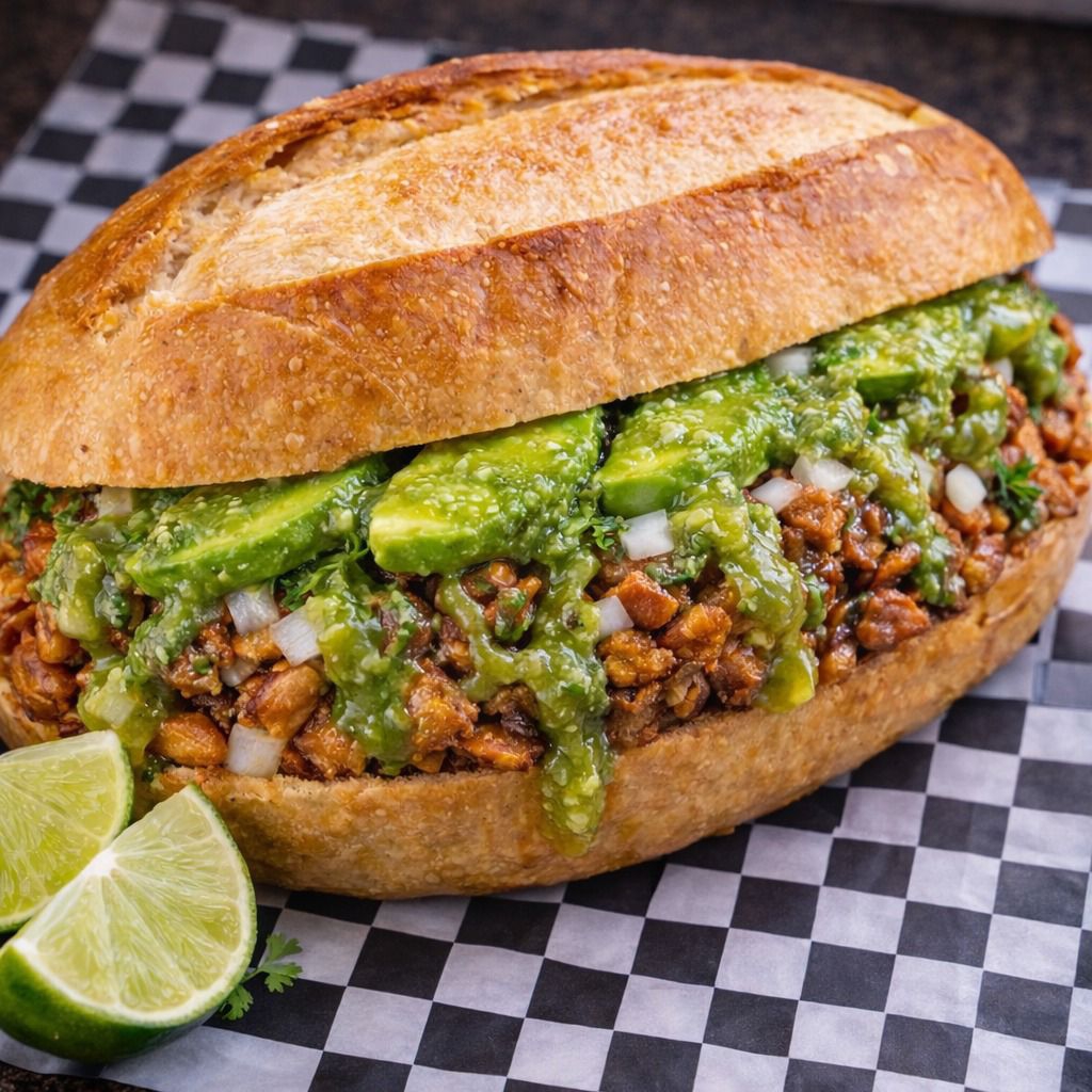 Torta de Chicharrón en Salsa Verde