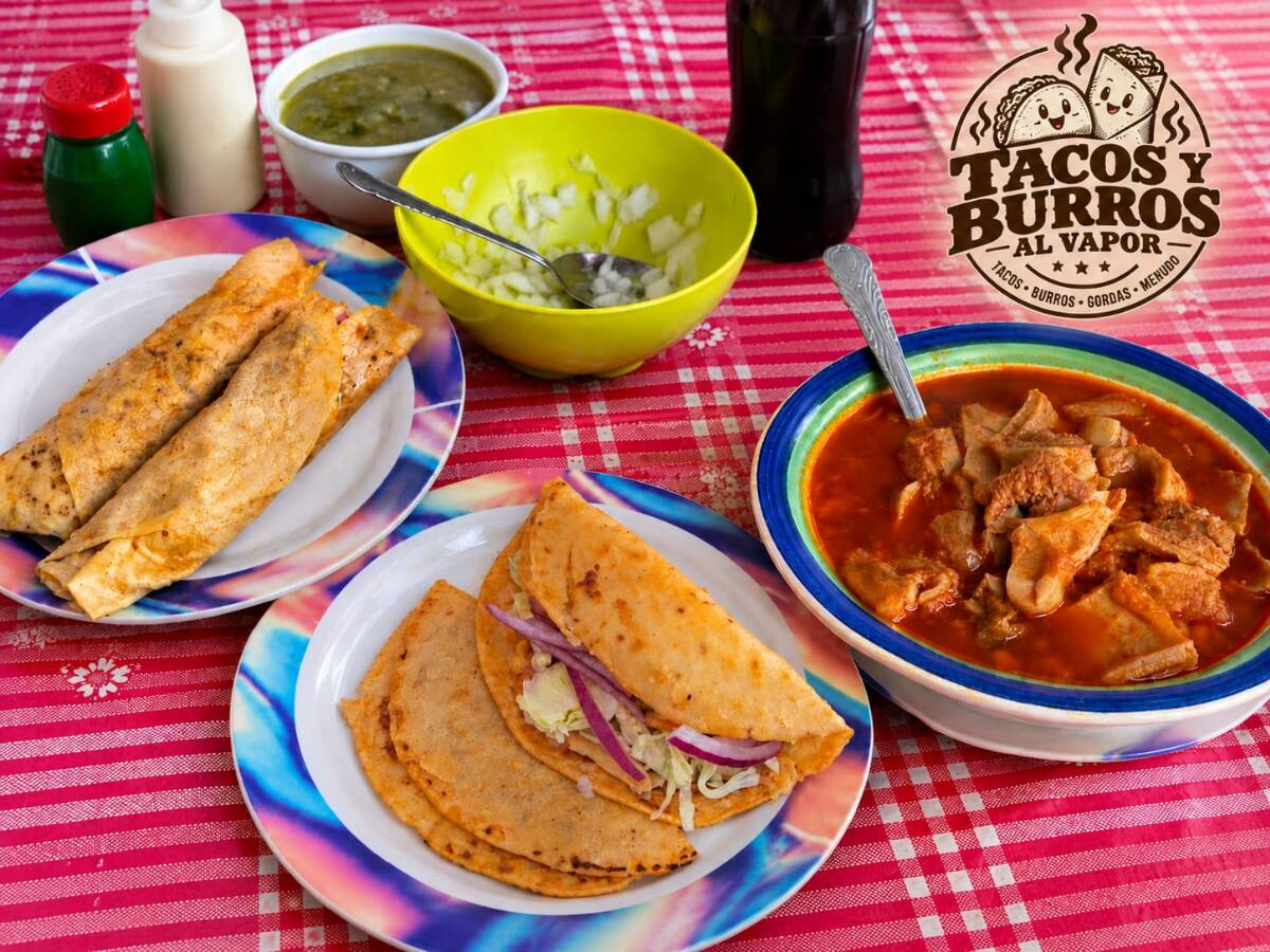 TACOS Y BURROS AL VAPOR