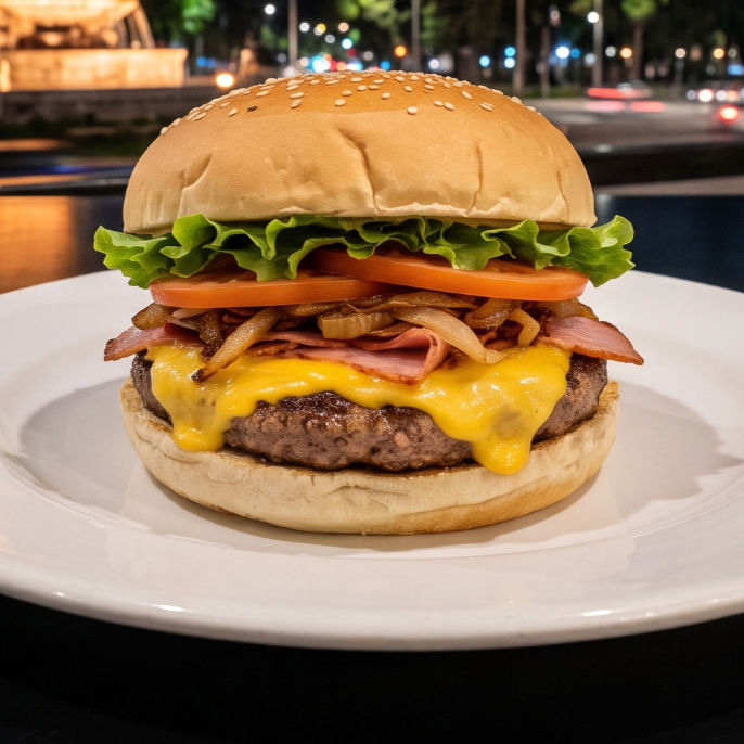 Hamburguesa de Asada