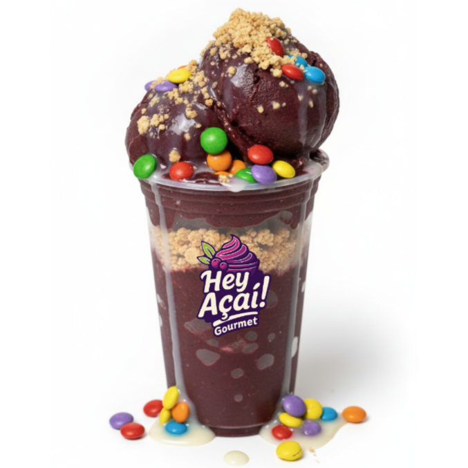 2 copos 400ml na tampa bolha - confete, leite condensado, paçoca.