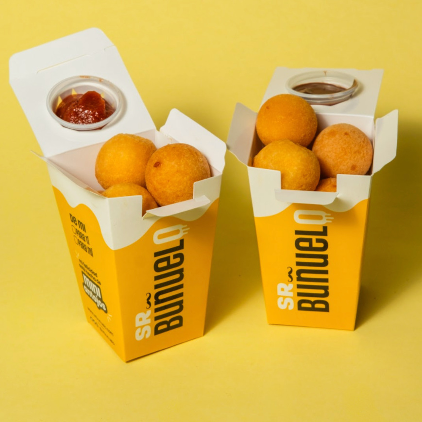 2 Cajitas Mini Buñuelos