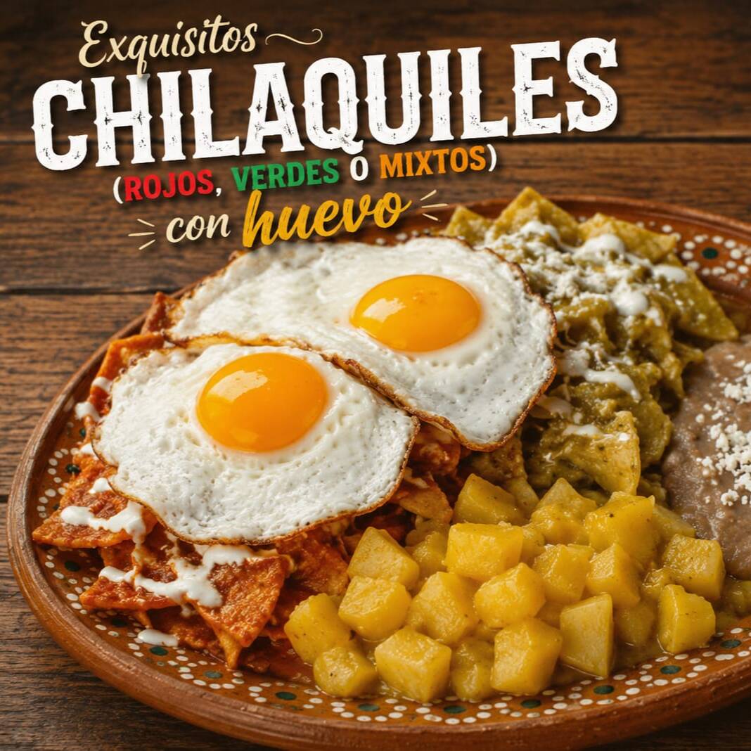 Chilaquiles Rojos, Verdes o Mixtos