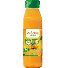 100% integral, somente o caldo da laranja, sem conservantes, sem adição de agua, sem adição de açucares