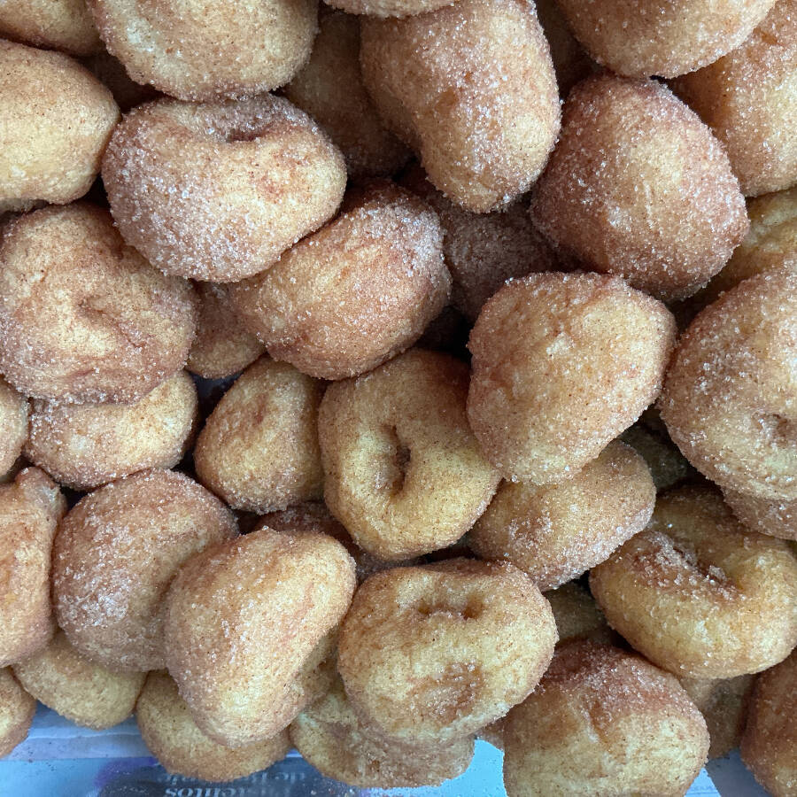 Mini donas de azúcar y canela orden