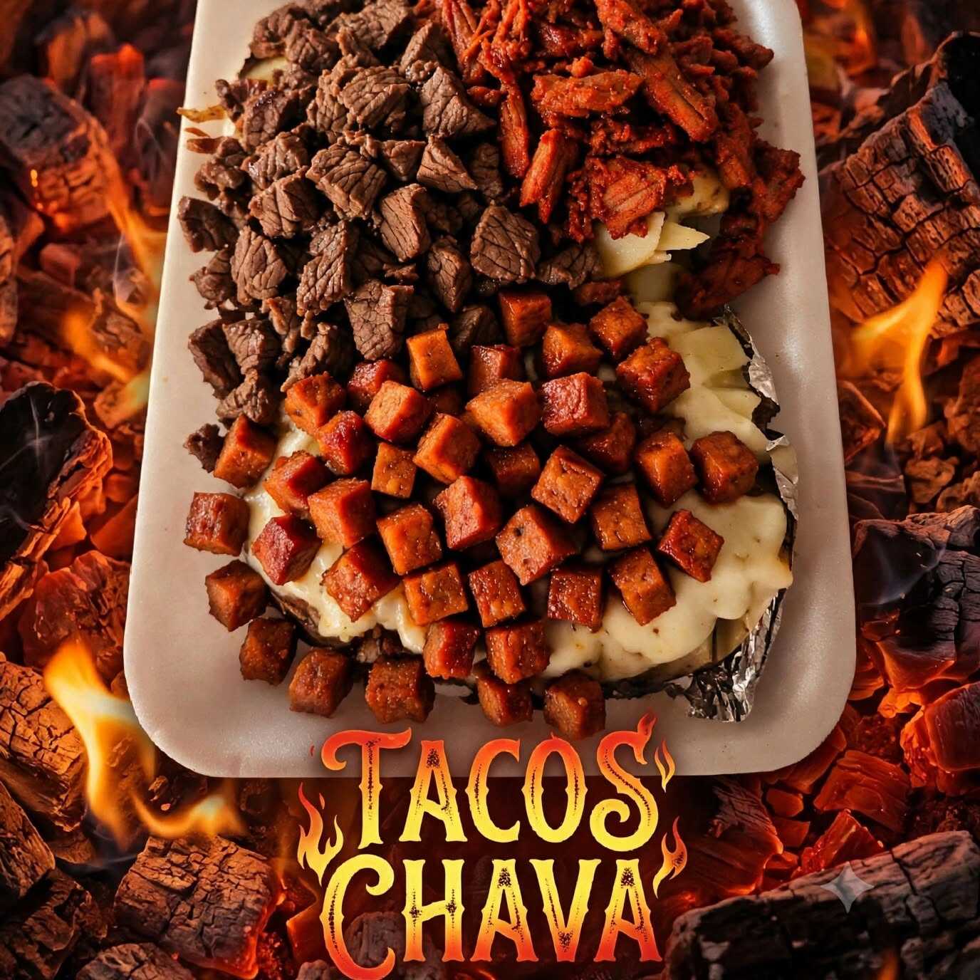 Papa GRANDE Completa Carne