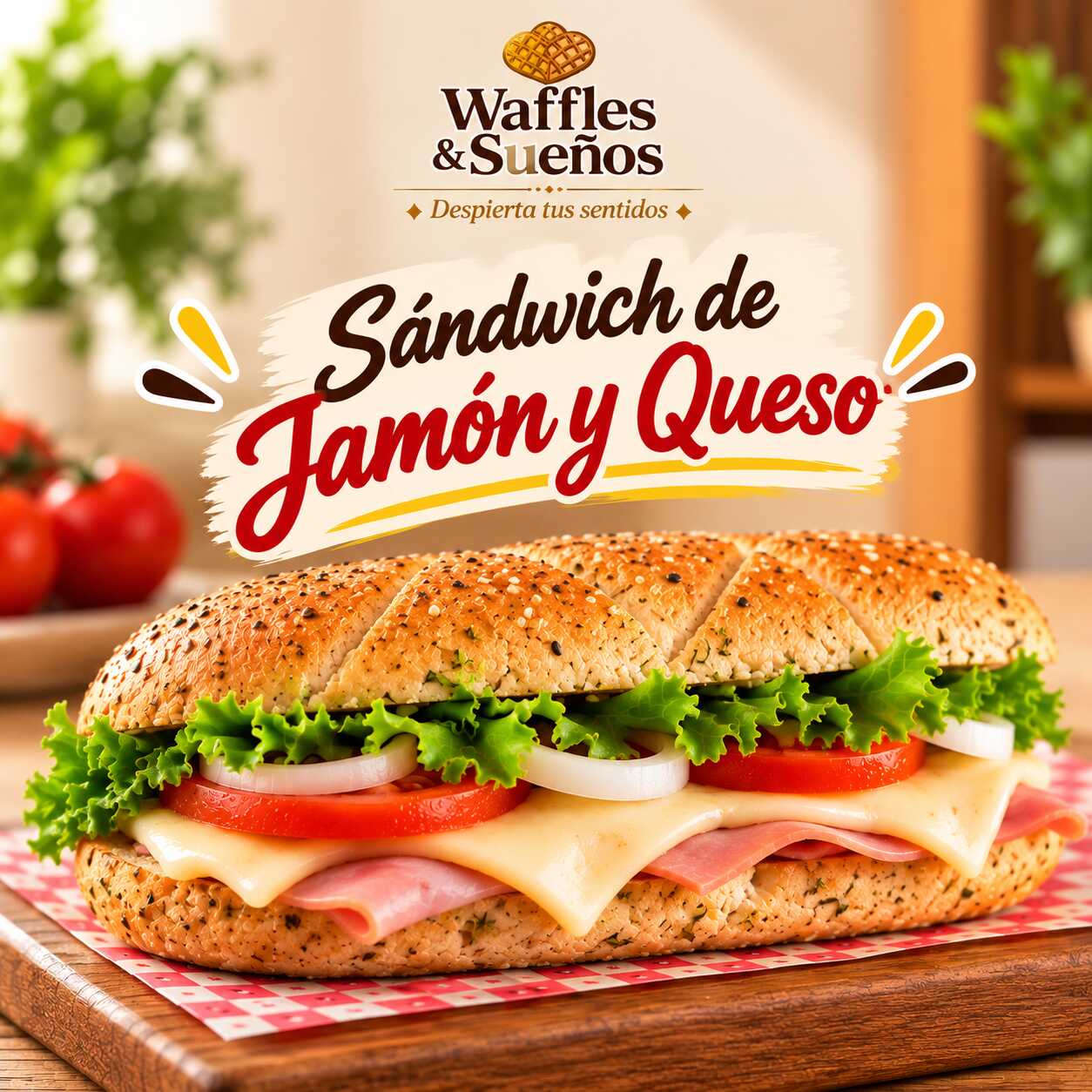 Sándwich Jamón y Queso