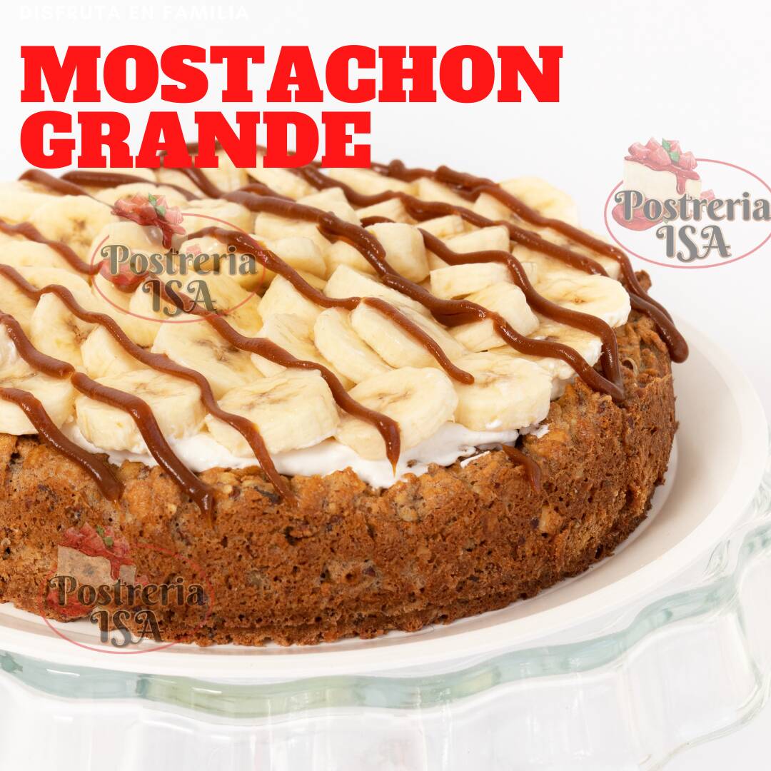 Mostachón de Plátano con Cajeta