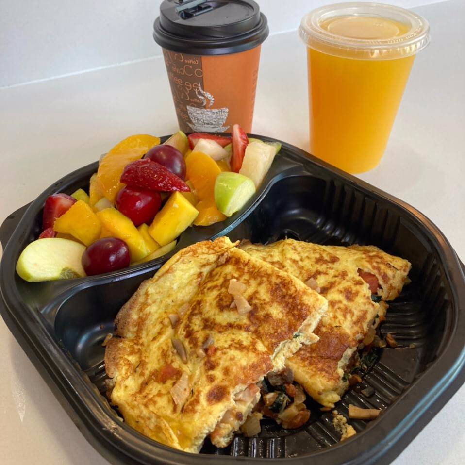 Combo!! Omelet De Champiñones y Queso + Jugo+beb