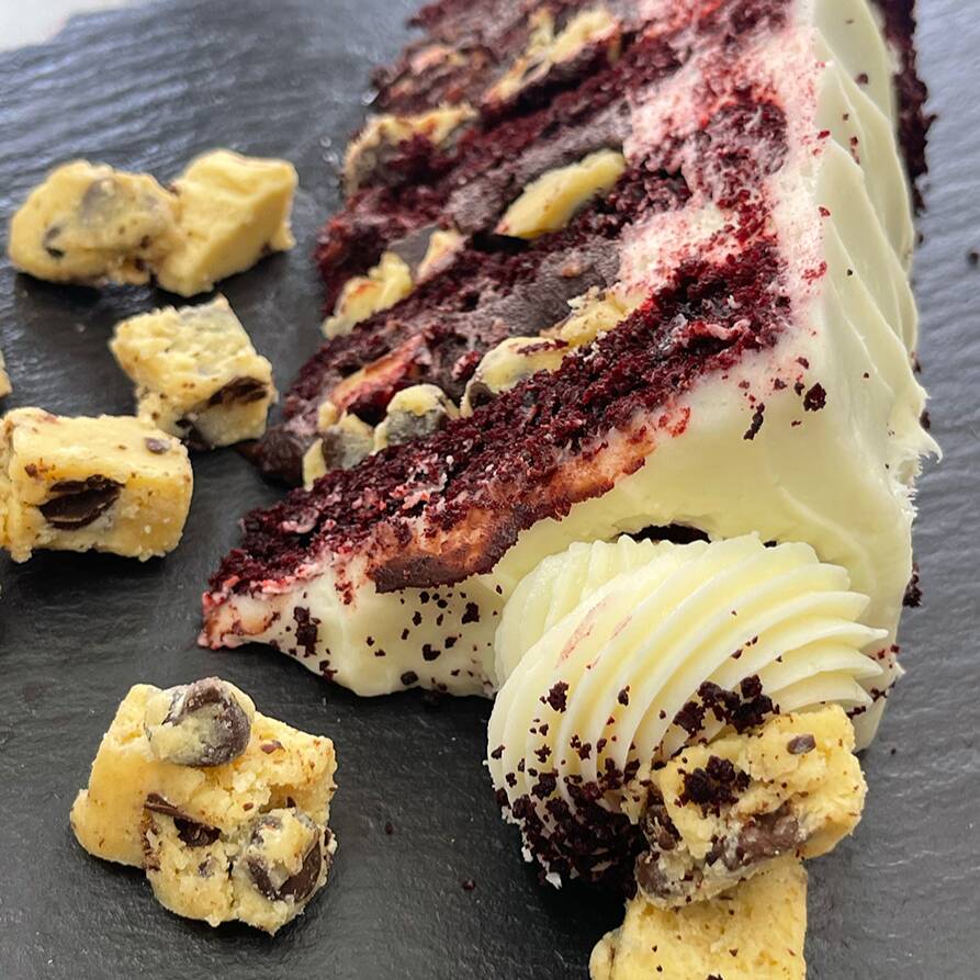 Rebanada de Red Velvet cake