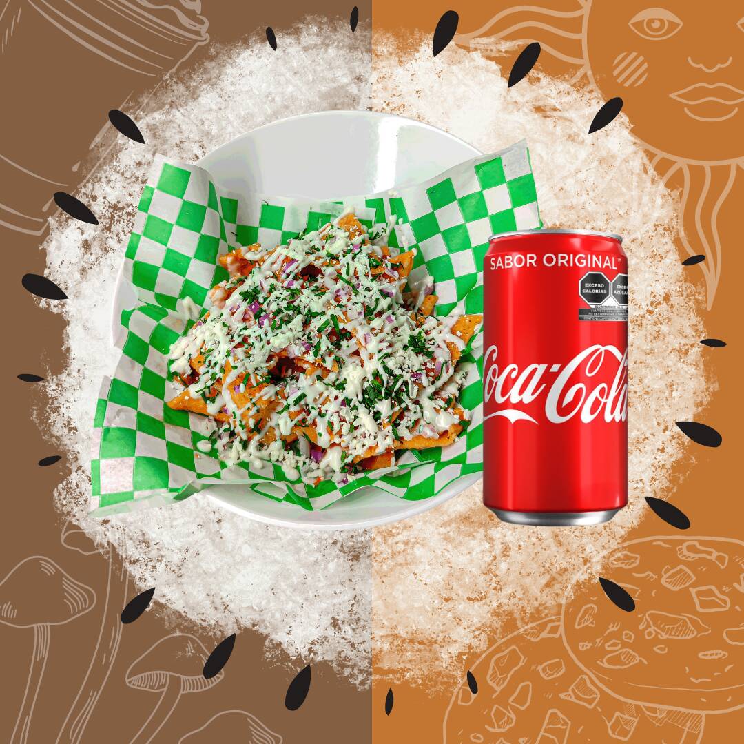 Chilaquiles al Gusto + Coca Cola Regular 355 ML
