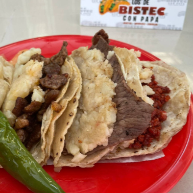 Combo Zero: 3 tacos + 1/2 litro de agua de jamaica