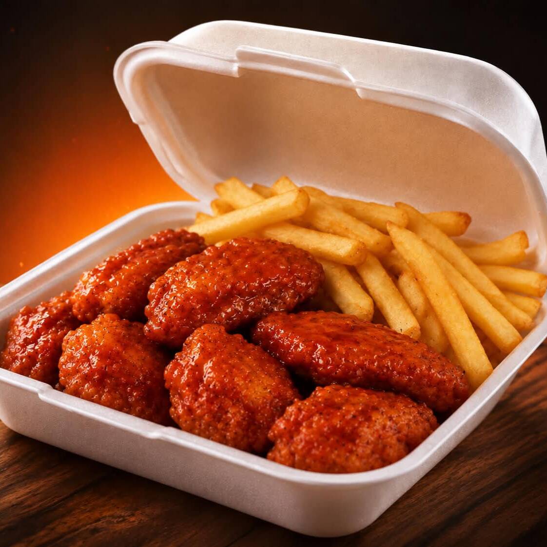 Boneless con Papas