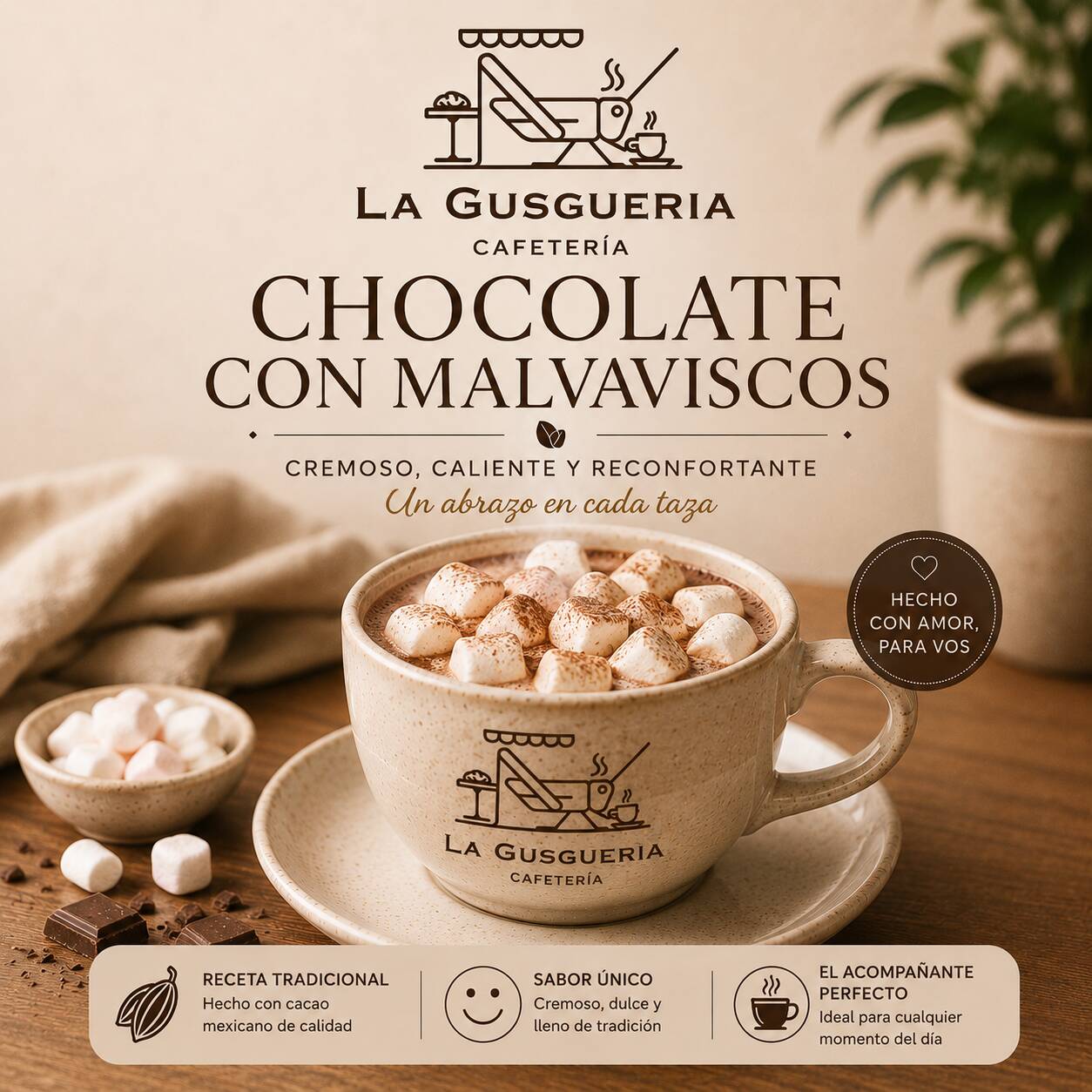 Chocolate con Malvavisco