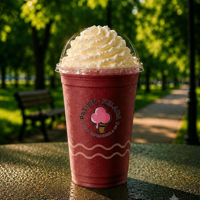 Smoothie Manzana Verde y Frutos Rojos