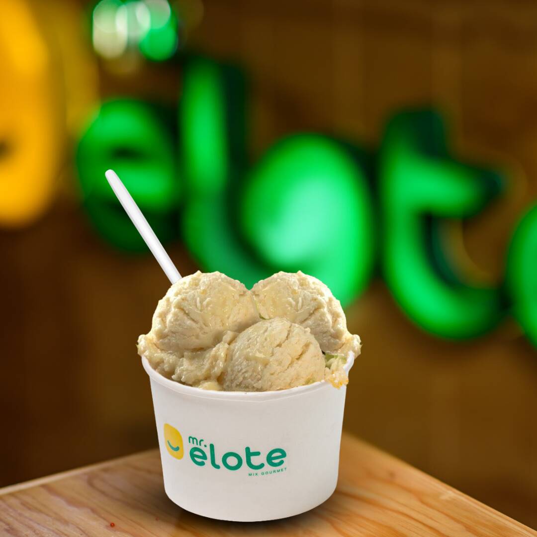 Nieve de Garrafa de Elote 2 bolas gdes