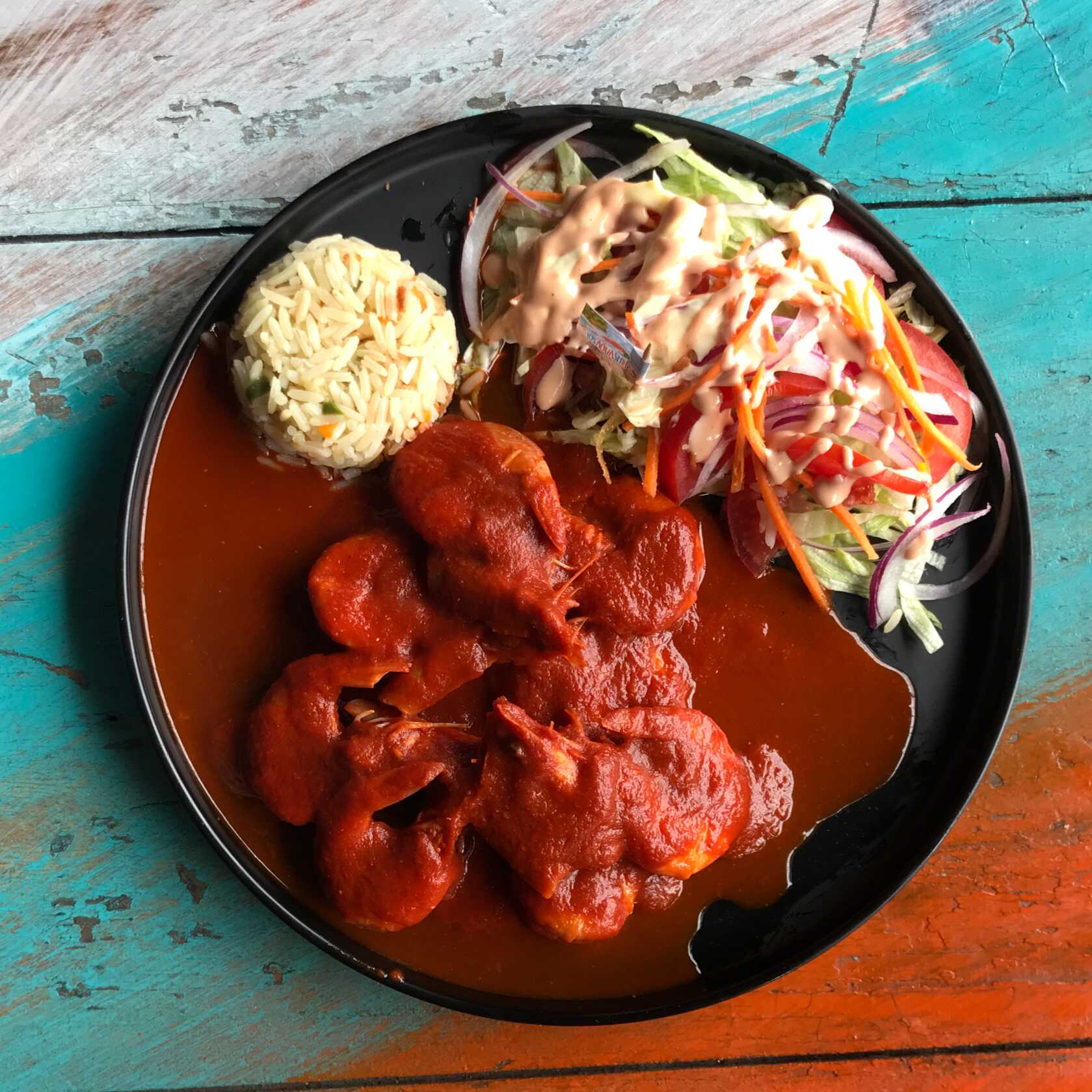 Camarones a la diabla