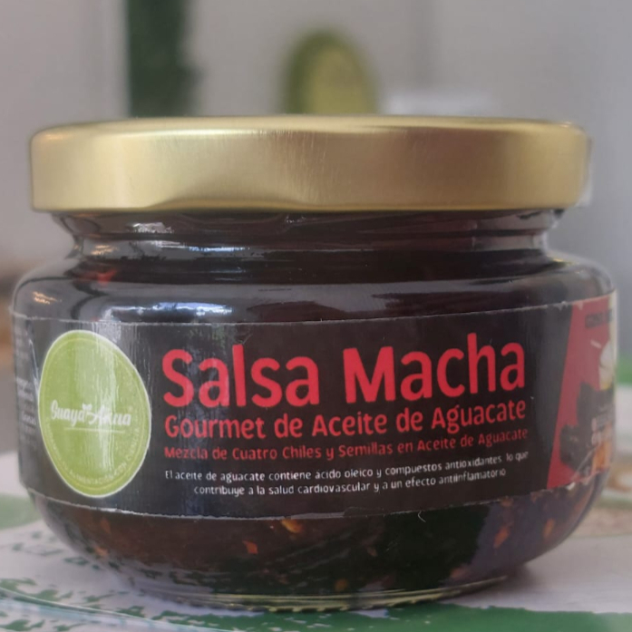 Salsa Macha Gourmet de Aceite de Aguacate 150 Gr