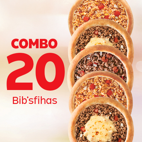 Super oferta! 20  Esfihas de Carne, Carne com Mussarela ou Frango! Aproveite essa oportunidade e saboreie nossas deliciosas Esfihas. Não perca!